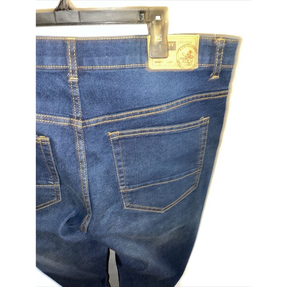Rugby University Straight Jeans Men’s Sz 38x27 Blue Adjusted Inseam 27 Stretch - Picture 11 of 12